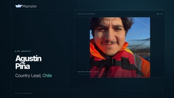 Agustín Piña Chile Country Lead for Manolin